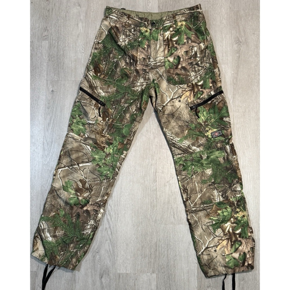 Vintage 10X Camo Rain Pants Mens Small Regular Lightweight  Mossy Oak Obsession